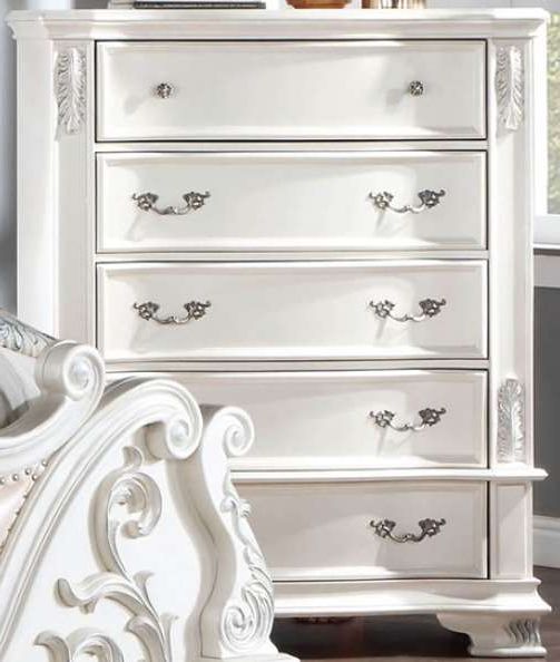 Furniture of America® Esparanza Pearl White Chest-0