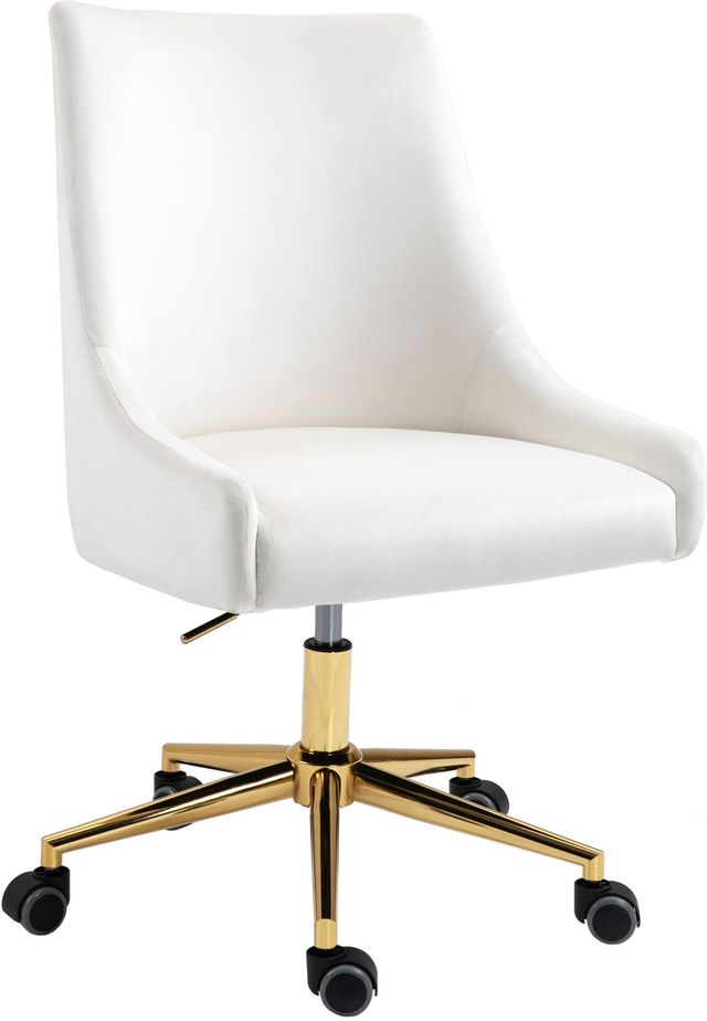 Meridian Furniture Karina Cream Office Chair-0