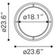 Zuo® Gold Mirror-5
