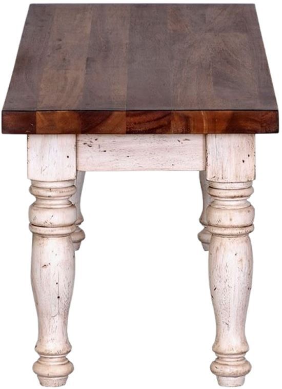 Napa Furniture Design Belmont Brown/White Dining Bench-1