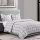 HiEnd Accents Windowpane 3-Piece King Bedding Bundle-1