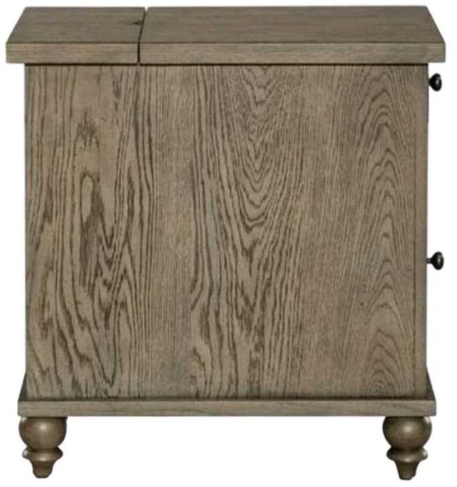 Liberty Furniture Americana Farmhouse Dusty Taupe Chairside Table-2