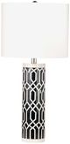 Bassett Mirror Baaker Black/White Table Lamp-0