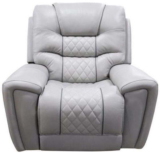 Corinthian Furniture Mcgregor Cream/Light Gray Manual Glider Recliner-0