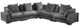 Moe’s Home Collection Tumble Classic 5-Piece Charcoal L-Shaped Modular Sectional-0