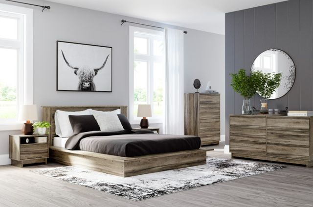 Signature Design by Ashley® Shallifer 3-Piece Brown Full Panel Bed Set-4