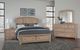 Vaughan-Bassett Woodbridge Clear Maple Arched King Panel Storage Bed-1