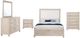 Coaster® Pembroke 5-Piece Cream/Washed Oak California King Panel Bedroom Set-0