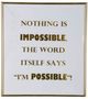 A & B Home 4-Piece Gold/White Large Mindful Sayings Wall Art Set-1