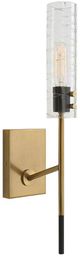 Uttermost® Telesto Black/Brass Sconce-2