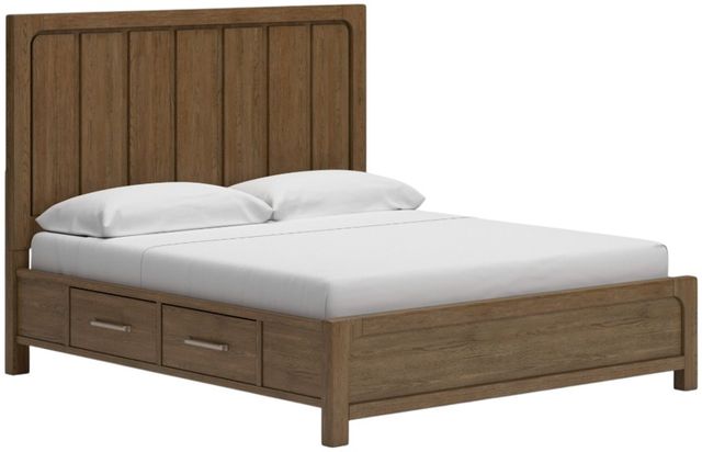 Signature Design by Ashley® Cabalynn Light Brown King Storage Panel Bed-1