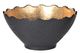 A & B Home Black/Gold Metro Gilded Bowl-1