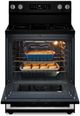 Maytag® 30" Black Freestanding Electric Range with No Preheat Air Fry and Air Baking-2