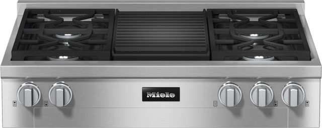 Miele 36" Gas Clean Touch Steel Rangetop-0