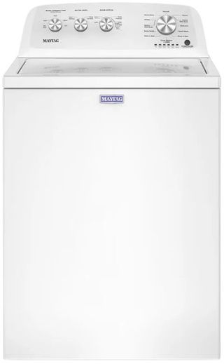 Maytag® 3.8 Cu. Ft. White Agitator Top Load Washer with Deep Fill