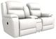La-Z-Boy® Dorian Cream Manual Reclining Loveseat with Console-0