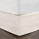 Olliix by Madison Park Ivory Simple Fit Wrap Around Adjustable Bed Skirt-5