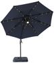 Furniture of America® Nuti Blue Aluminum/Fabric Outdoor Patio Umbrella and Base-0