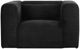 TOV Furniture Tarra Black Fluffy Oversized Accent Chair-3