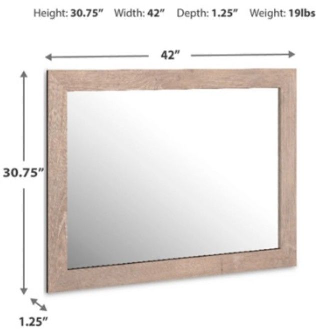 Signature Design by Ashley® Senniberg Light Brown Bedroom Mirror-3