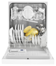 Whirlpool® 24" White Built In Dishwasher-3