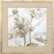 StyleCraft Peony Glitz Gold/Light Gray/Taupe Wall Art-0