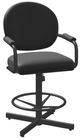 Chromcraft Customizable Astra Swivel Tilt Counter Height Dining Stool-5