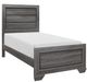 Mazin Furniture Beechnut Gray Twin Youth Bed-1