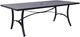 GatherCraft Charlotte 5-Piece Baltic Brown/Splendor Denim Aluminum Outdoor Dining Set-3