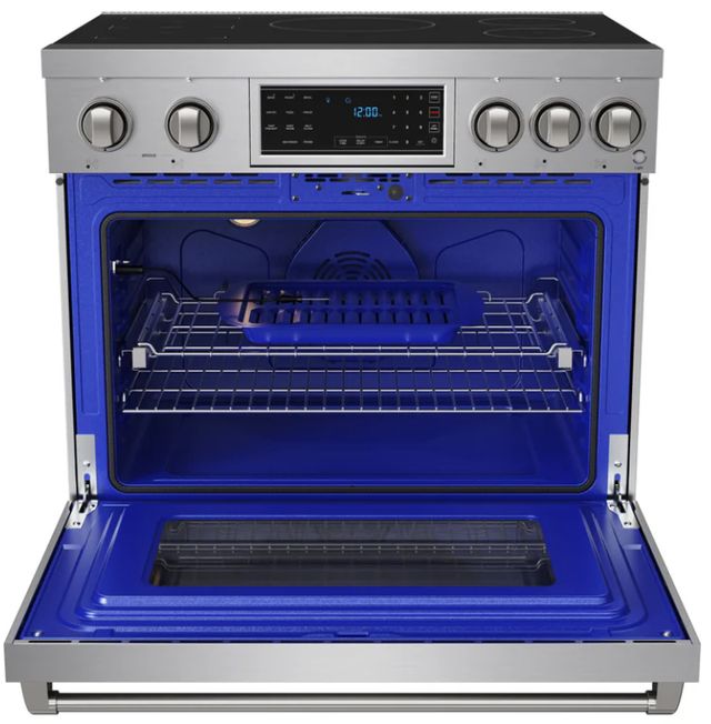 Thor Kitchen® Gordon Ramsay Collection 36" Stainless Steel Pro Style Induction Range with Tilt Panel Touch Control-1