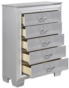 Mazin Furniture Allura Silver Chest-2