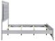 Homelegance® Anatole Gray/Silver Eastern King Panel Bed-5