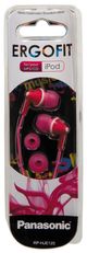 Panasonic® ErgoFit Pink In-Ear Earbud Headphones-1