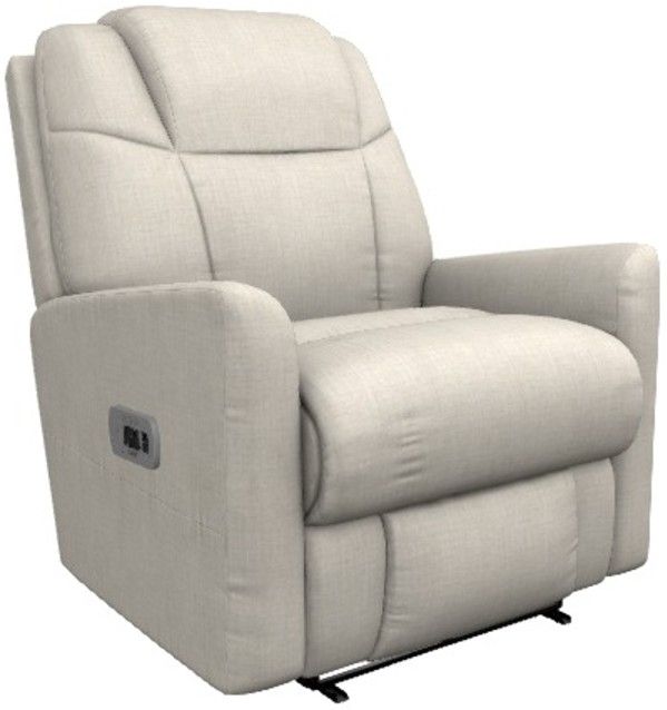 La-Z-Boy® Sparrow Ivory Power Wall Recliner with Headrest and Lumbar-0
