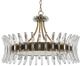 Currey & Company Coquette Antique Brass Chandelier-0