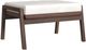 Flexsteel® Nova 2-Piece Dark Brown/Ivory Canvas/Sunbrella Outdoor Chair and Ottoman Set-3