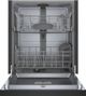 Bosch® 100 Series 24" Black Front Control Built In Dishwasher-2
