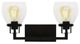 YHD Matte Black 2-Light Vanity Lighting-0