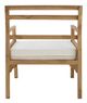 A & B Home Teak Natural Arm Chair-3
