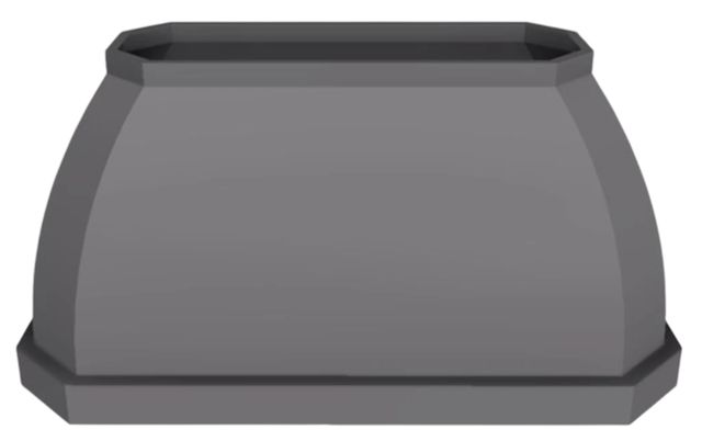 Vent-A-Hood® Designer Series 60" Gunsmoke Island Range Hood-0