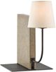 Currey & Company Oldknow Off-White/Polished Concrete Bookcase Lamp-0