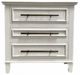 Million Dollar Rustic Lucy Frosted White/Gold Dresser with Hardware-0