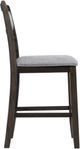 Elements International Amherst Dark Counter Side Chair-3