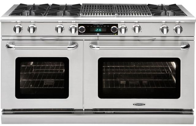 Capital Cooking™ Connoisseurian 60" Stainless Steel Pro Style Dual Fuel Range-0