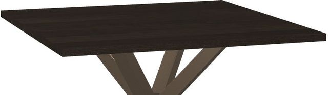 Amisco Customizable Asterisk Square Table with Metal Starburst Stand-1