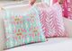 Laura Park Designs Birds of Paradise Green 22 x 22 Pillow-1