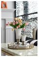 A & B Home Soft Pink Faux Tulip 9-Stem Bundle-3