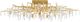 Currey & Company Aviva Stanoff Forest Light Washed Lucerne Gold Semi-Flush Lighting-1