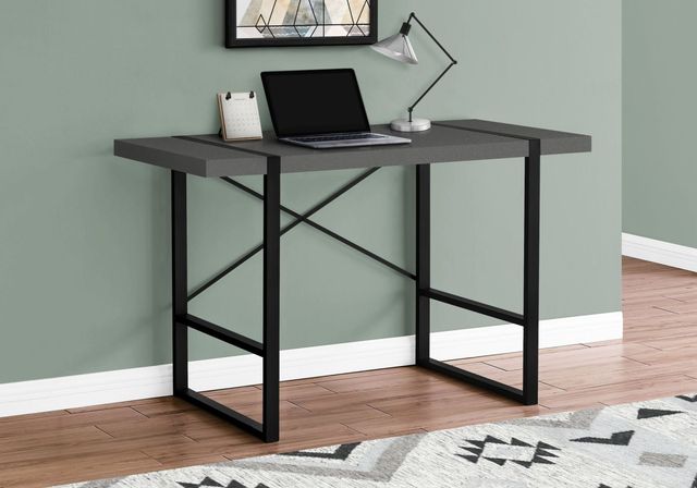 Monarch Specialties Inc. Grey Computer Desk-0