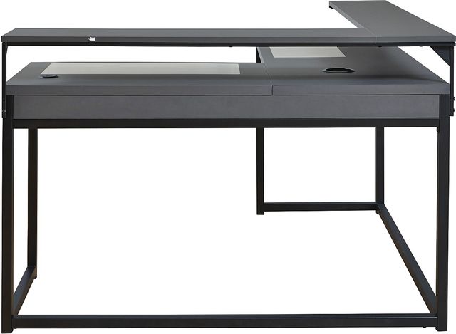 Signature Design by Ashley® Lynxtyn Two-Tone Office L-Desk-1